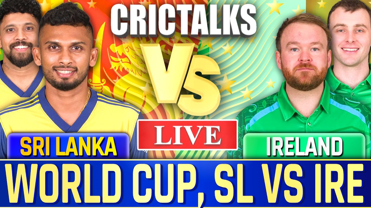 Sri Lanka vs Ireland Live Score: SL vs IRE Live Cricket Match Today, Scorecard & Commentary