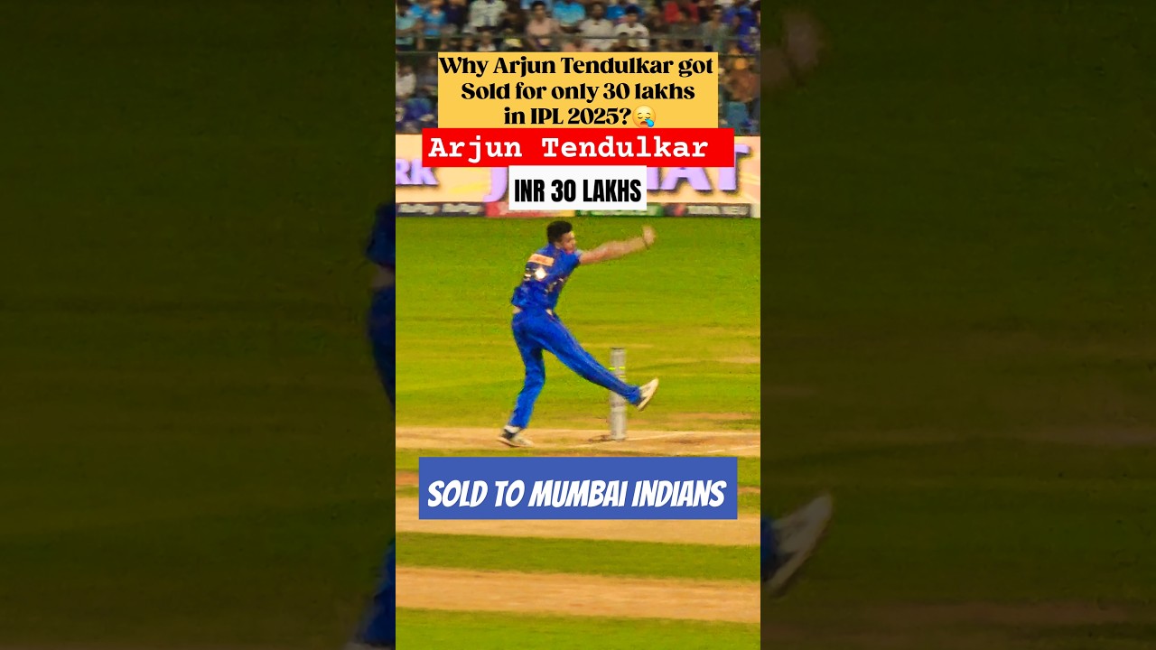Arjun Tendulkar Sold to MI for ₹30 Lakh in IPL 2025 Auction: Mumbai Indians Pick Arjun Again! 🏏💰