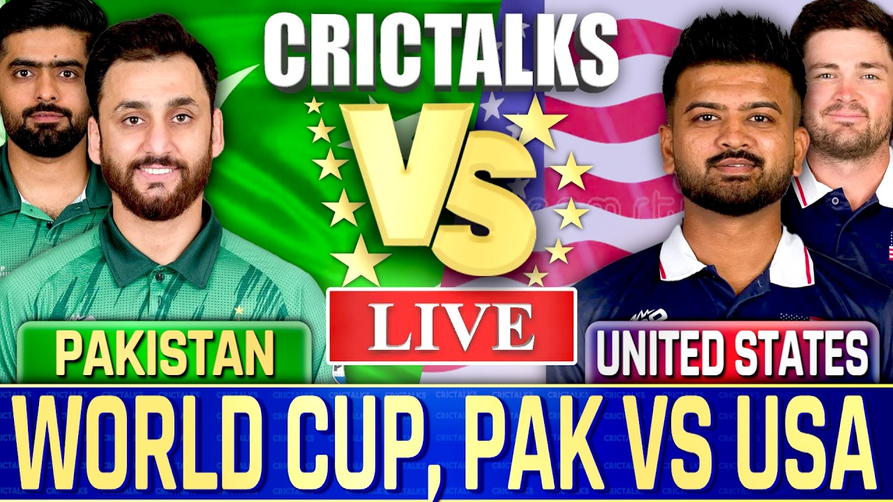 PAK vs USA Live Score: T20 World Cup 2024, Commentary & Match Updates Today