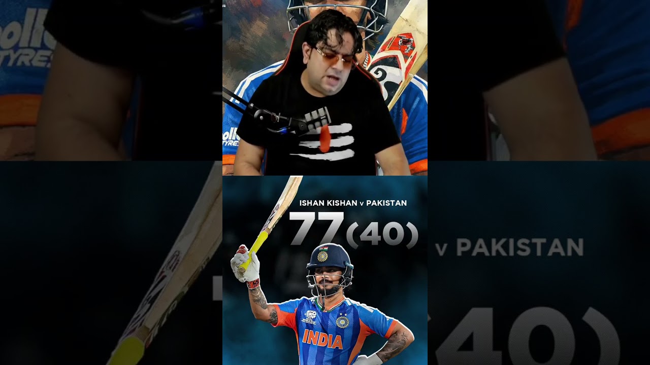 Ishan Kishan Destroyed Pakistan 😱 77 Runs in T20 World Cup #ishankishan #indvspak #cricket #shorts