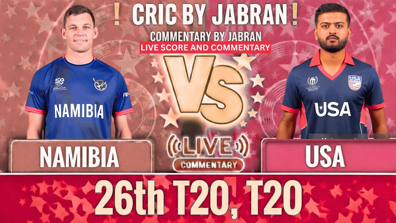 Namibia vs USA Live Score, T20 World Cup 2024 Commentary: NAM vs USA Live Updates | Cric By Jabran