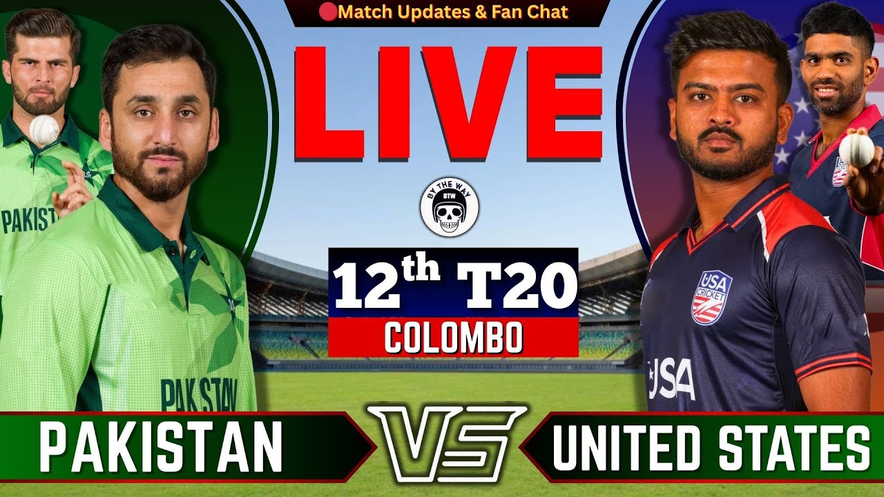 PAK vs USA Live Score: Pakistan vs USA T20 World Cup 2024 Commentary & Updates
