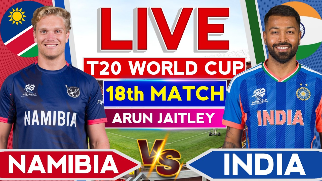 IND vs NAM Live Score, T20 World Cup: India vs Namibia Match Commentary & Updates