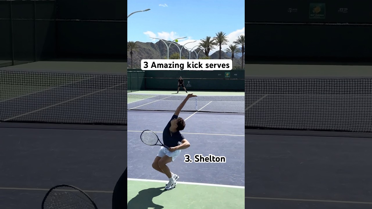 Top 3 Unbelievable Pro Tennis Kick Serves: Alcaraz, Federer & More! #Tennis