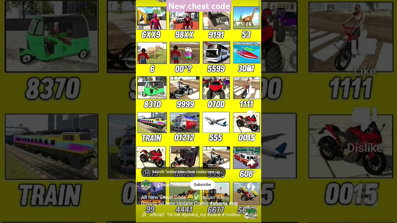 New Indian Bike Driving 3D Cheat Codes & Gameplay | Subscribe for More!