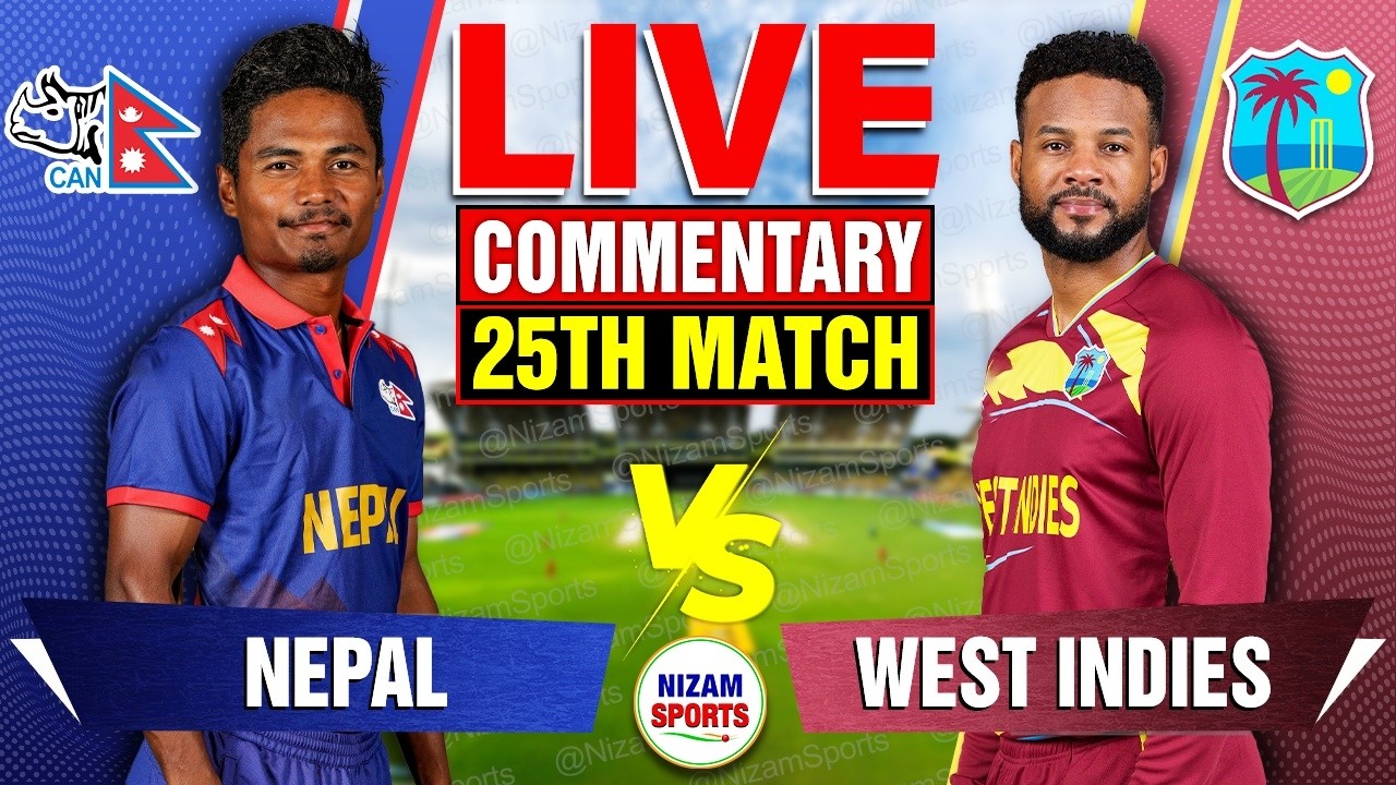 Nepal vs West Indies Live Score: ICC T20 World Cup 2024, Match 25 Commentary & Full Scorecard