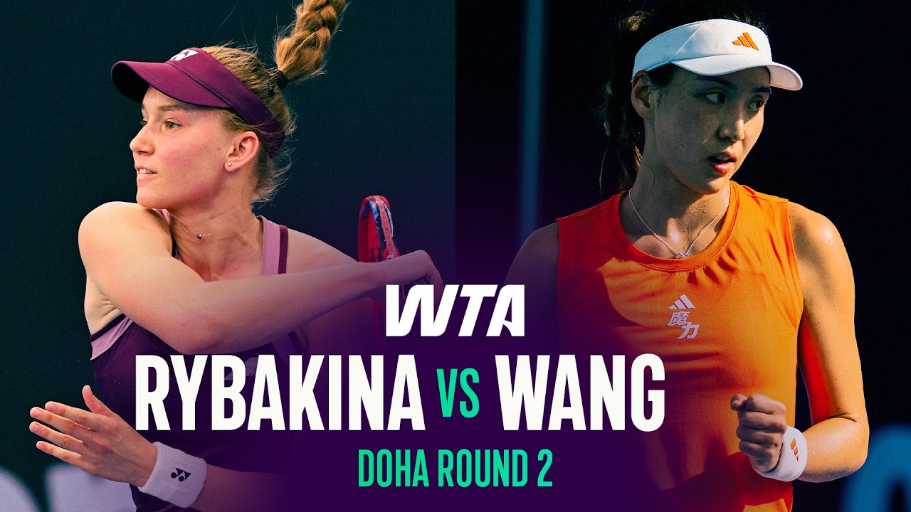 Elena Rybakina vs Xinyu Wang Highlights | Qatar Open 2026 Round 2 | WTA Highlights