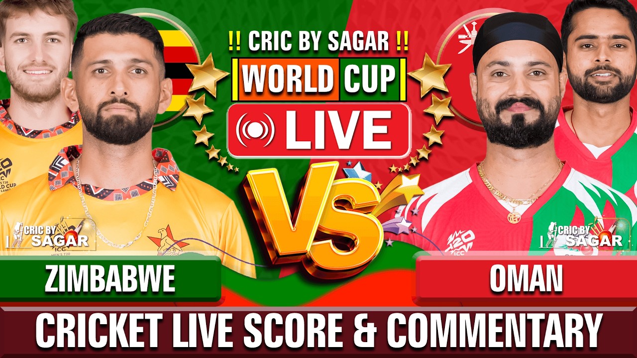 Zimbabwe vs Oman Live Score, ZIM vs OMN Match Commentary & Scorecard