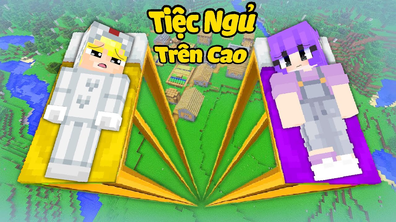 Tô Gà 24H Sinh Tồn Trên Chiếc Giường Cao Nhất Trong Minecraft!-24H Sinh Tồn Trên Chiếc Giường Cao Nhất Minecraft – Tô Gà