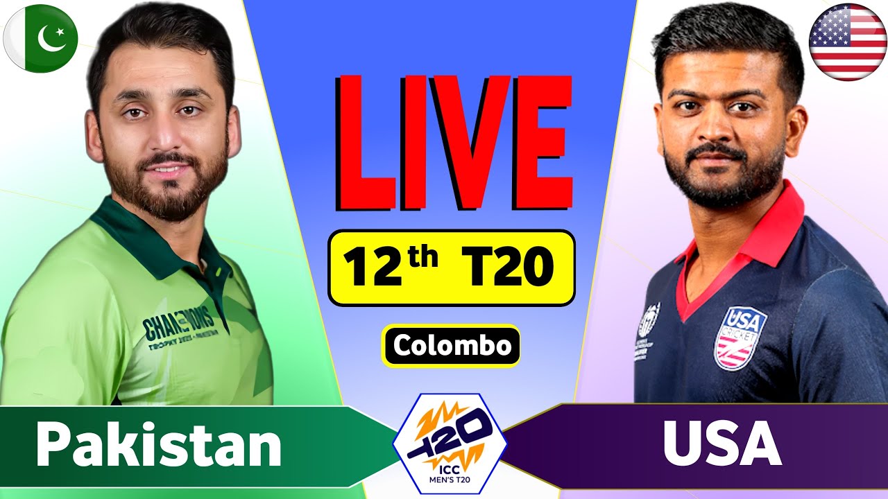 PAK vs USA Live Score: Pakistan vs USA Match 11 Today & Commentary Updates