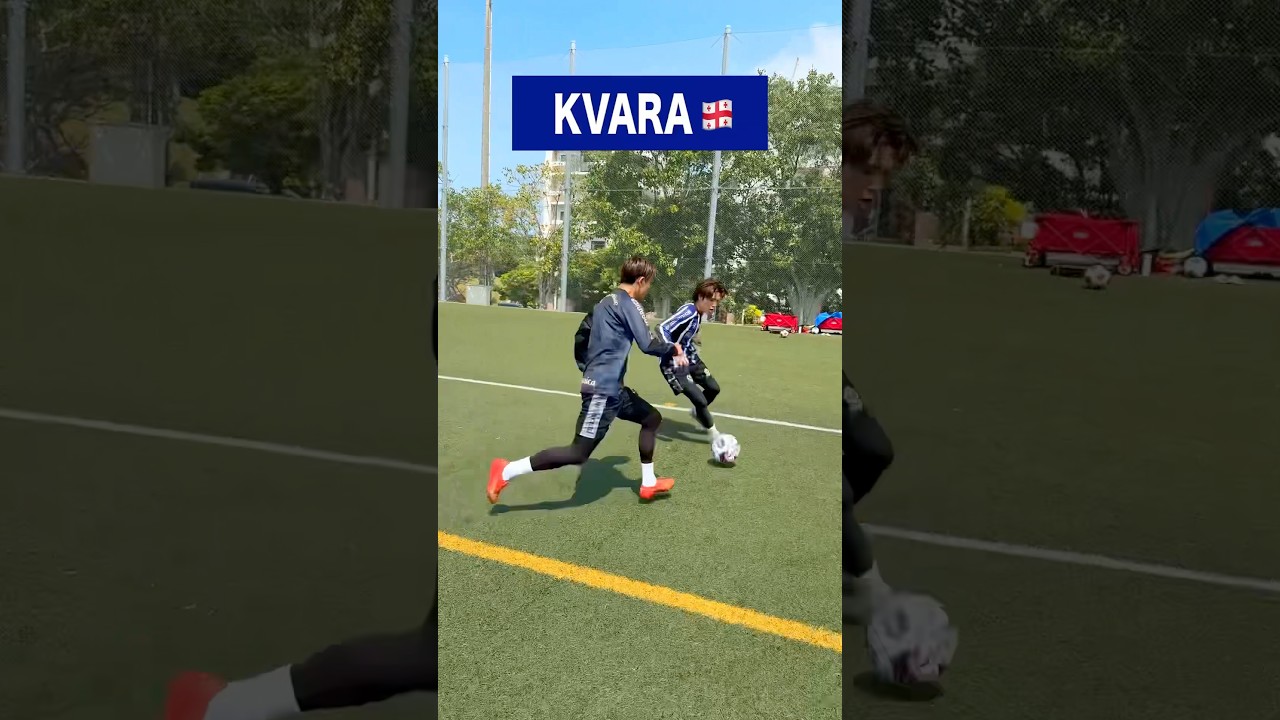 Learn this INSANE Kvaratskhelia Skill to Score Goals! ⚽🔥 #shorts #footballshorts #soccer