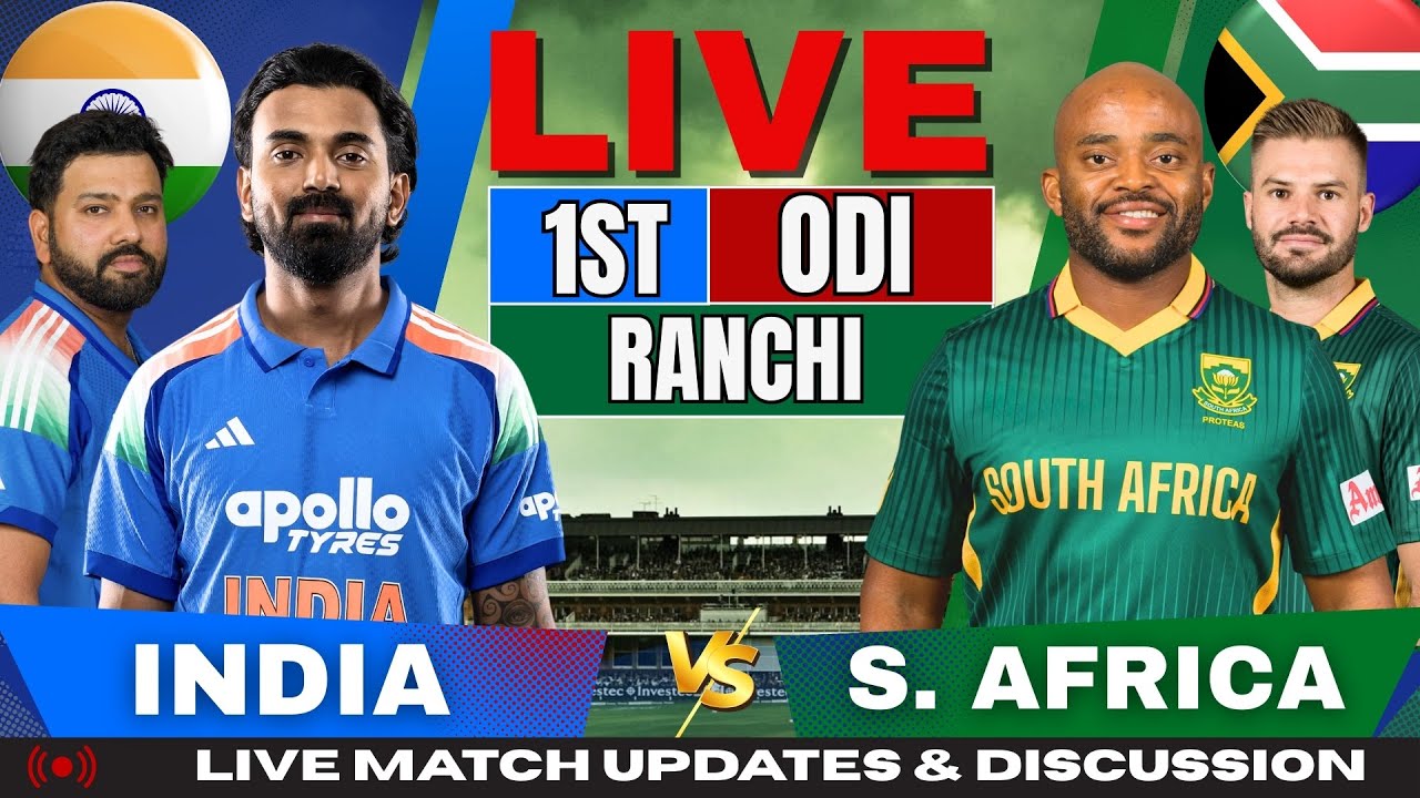 IND vs SA Live: India vs South Africa 1st ODI Scorecard & Hindi Commentary