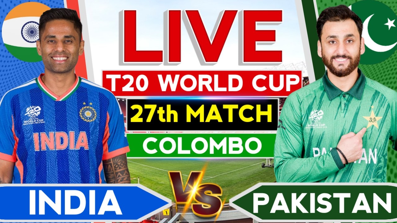 India vs Pakistan Live Score: T20 World Cup Live Cricket Match Today, Ball-by-Ball Commentary & Updates