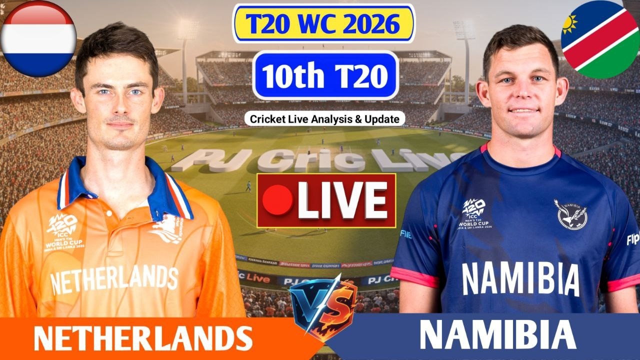 NED vs NAM Live Score: Netherlands vs Namibia 10th T20 Match Analysis & Commentary
