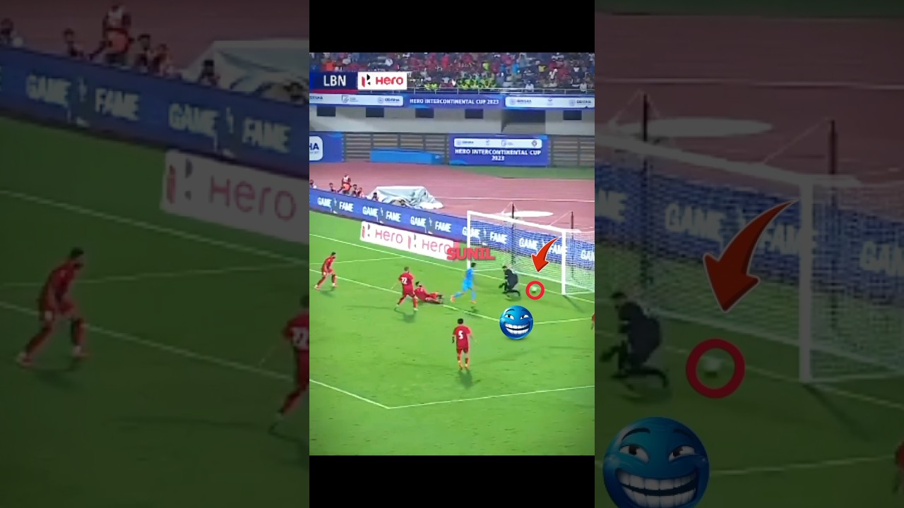Sunil Chhetri’s Magical Goal Wins it for India! 🇮🇳⚽️ #Shorts #IndianFootball #SunilChhetri