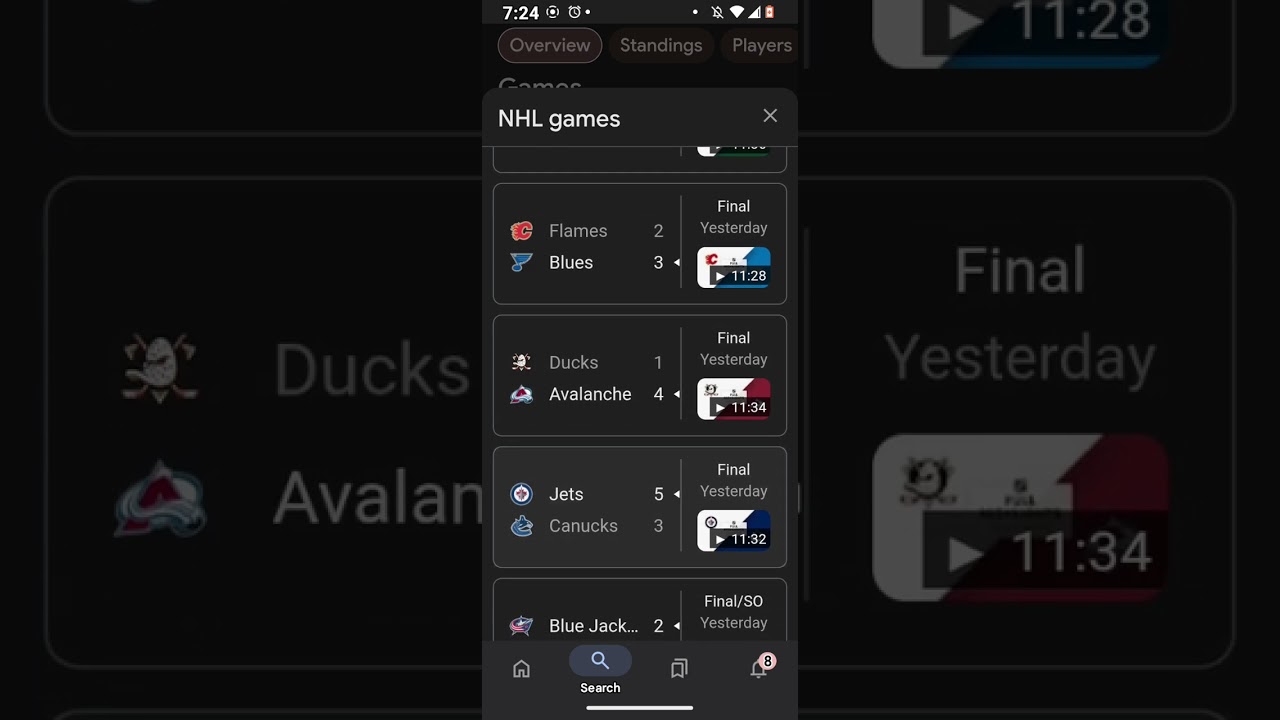 NHL Scores Today: Full Results, Live Updates & Standings (NHL India)