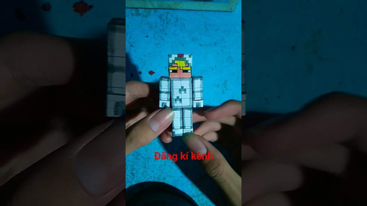 mô hình tô gà tv minecraft giấy#heroteam-Mô Hình Tô Gà TV Minecraft Giấy Hero Team Đẹp, Giá Rẻ Tốt Nhất