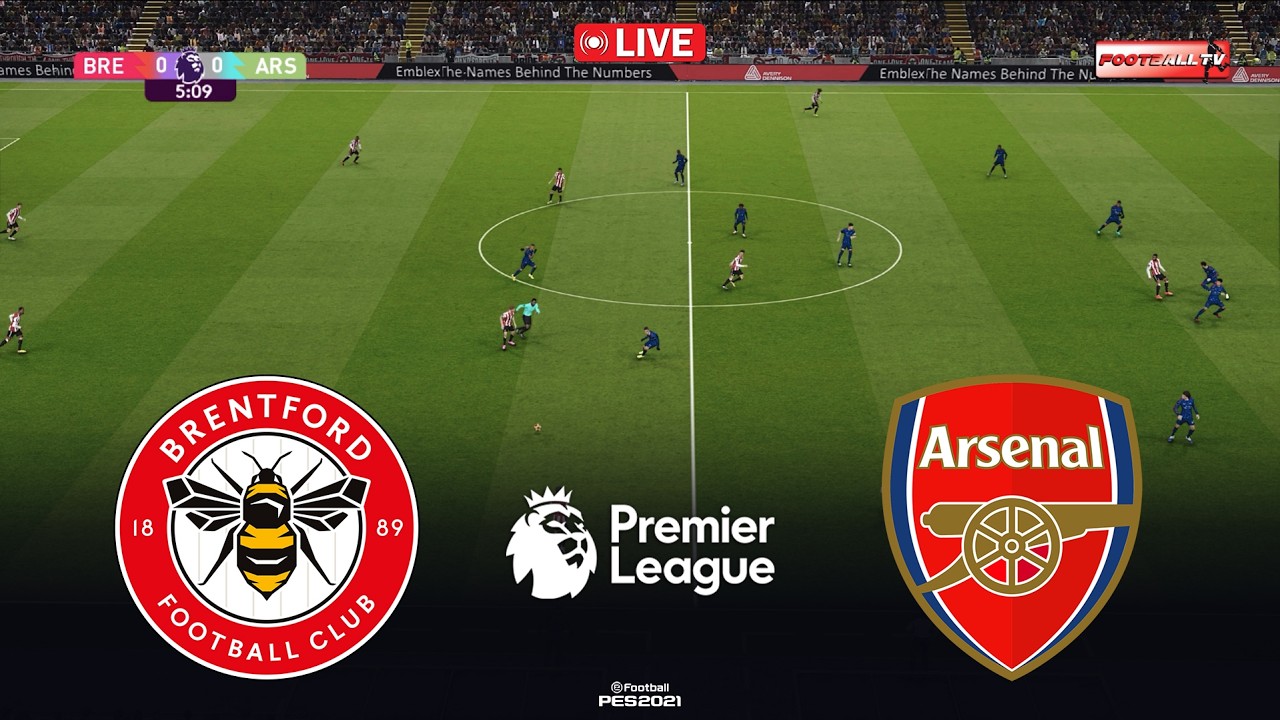 Arsenal vs Brentford Premier League 2025/26: Match Preview & PES 21 Gameplay Simulation