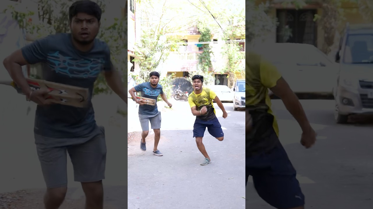 Gully Cricket Hard Hitting: Dangerous Aunty Batting 👺😨💥 #shorts #cricket #harishhatricks
