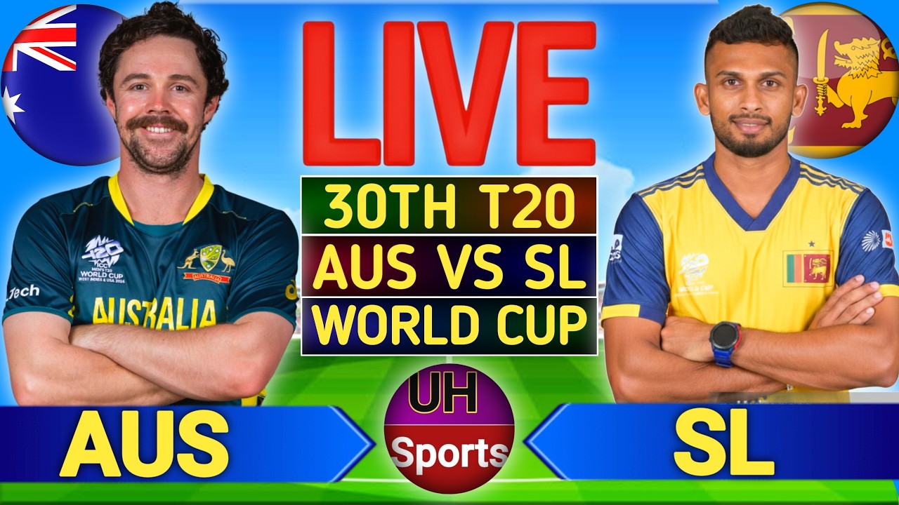 AUS vs SL Live Score: T20 World Cup 2026 Today Match – Live Cricket Scores & Updates