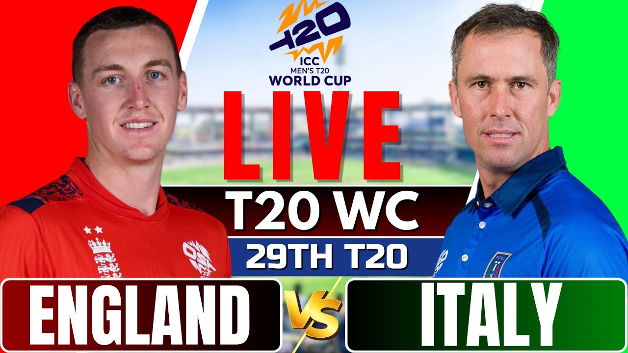 England vs Italy Live Score, T20 World Cup 2026: Live Cricket Match Today & Commentary