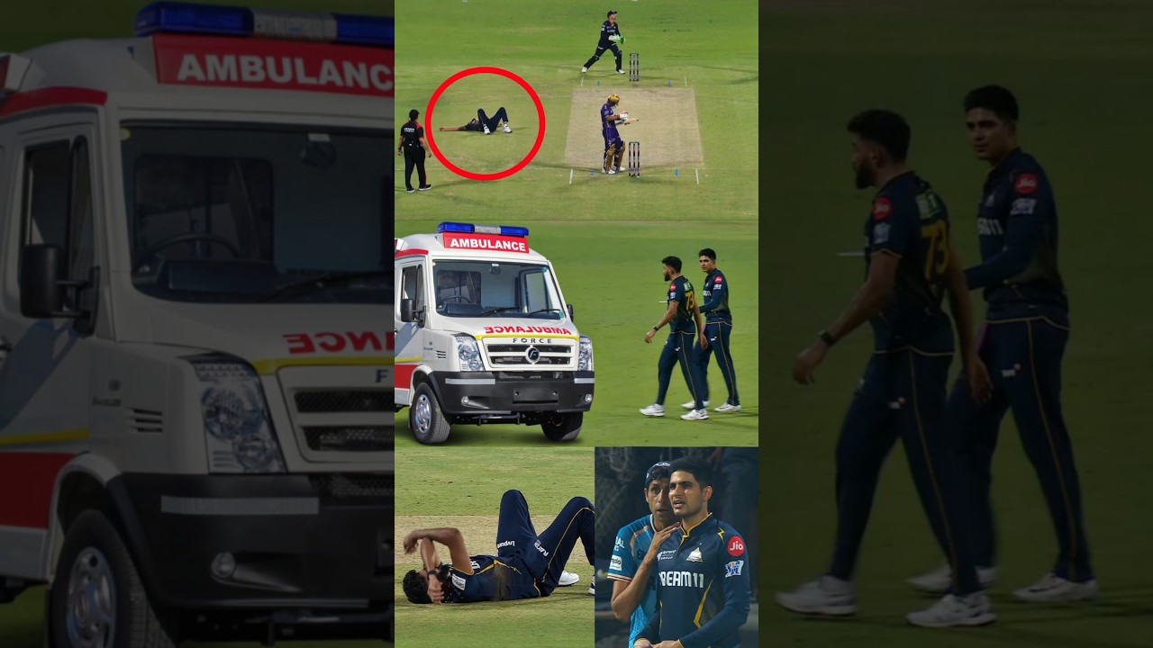 Mohammed Siraj Suffers Scary Fall on Field During Match vs GT