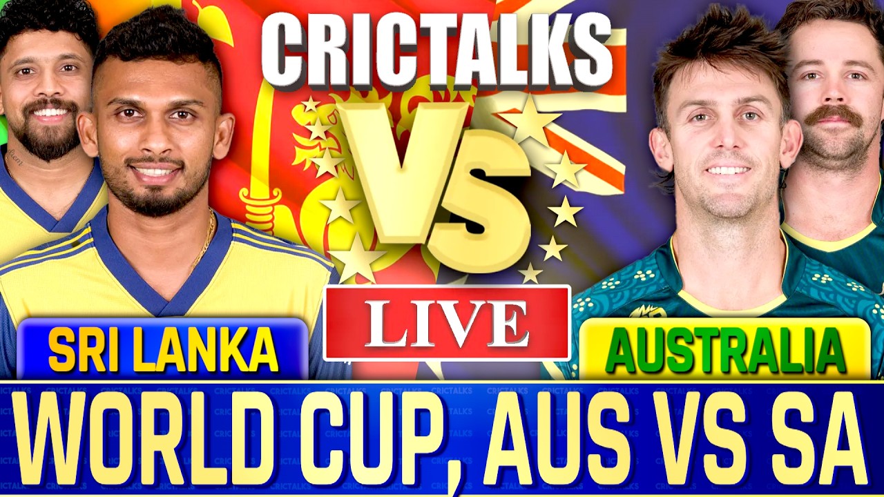AUS vs SL Live Score: Australia vs Sri Lanka World Cup Match Commentary & Updates
