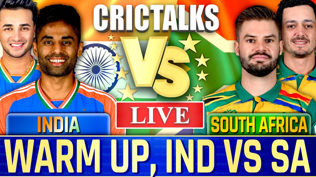 IND vs SA Live Score Today: India vs South Africa T20 World Cup Warm Up Match Commentary & Updates