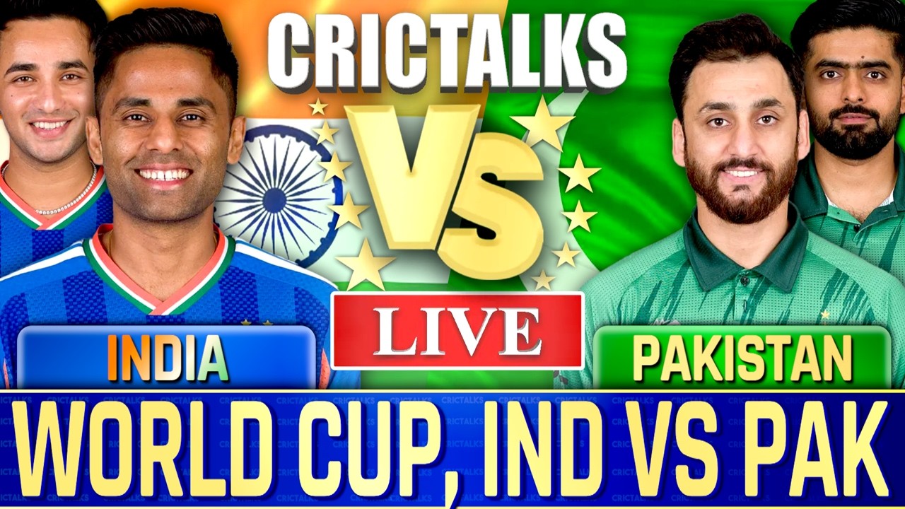 IND vs PAK Live Score: India vs Pakistan World Cup Live Cricket Streaming & Commentary updates