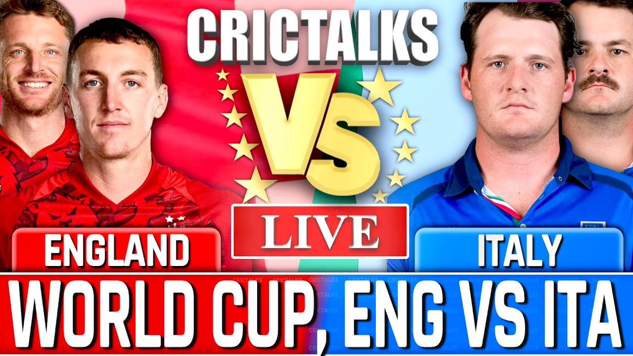ENG vs ITA Live Score: Cricket World Cup 2023 – Live Commentary & Match Updates Online