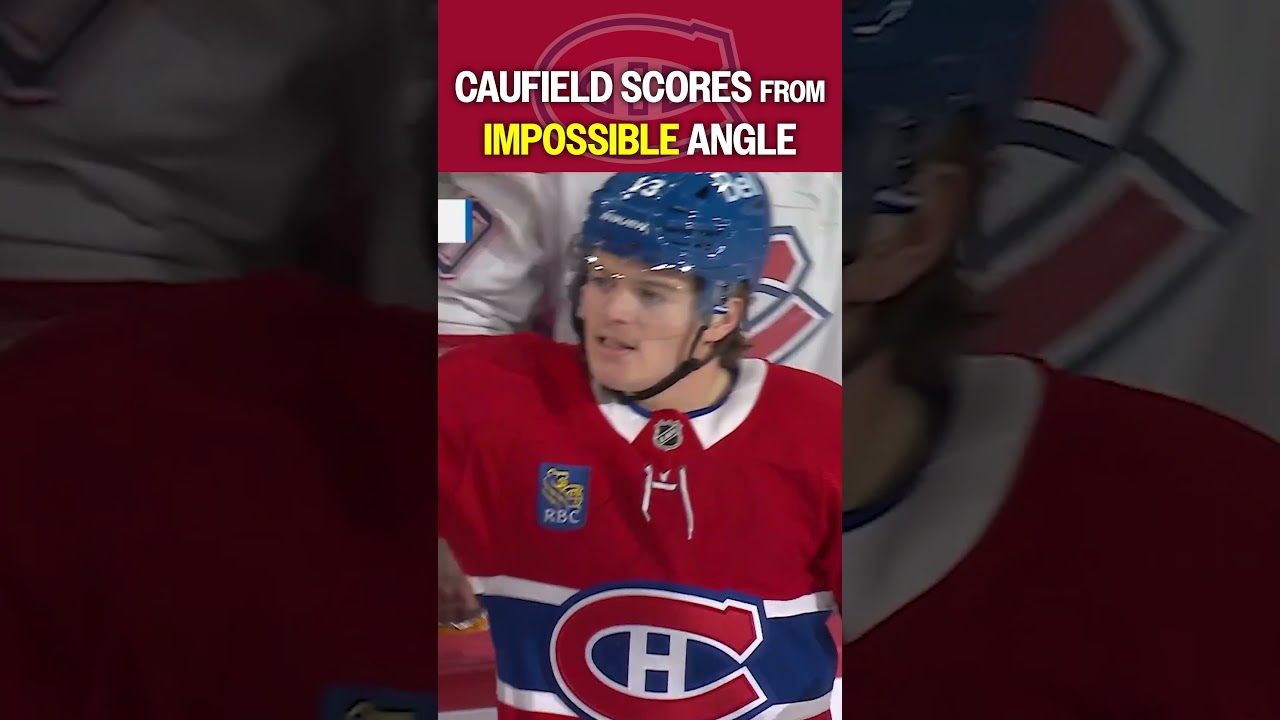Cole Caufield’s Impossible Goals: Scoring From Every Angle 🤯🏒