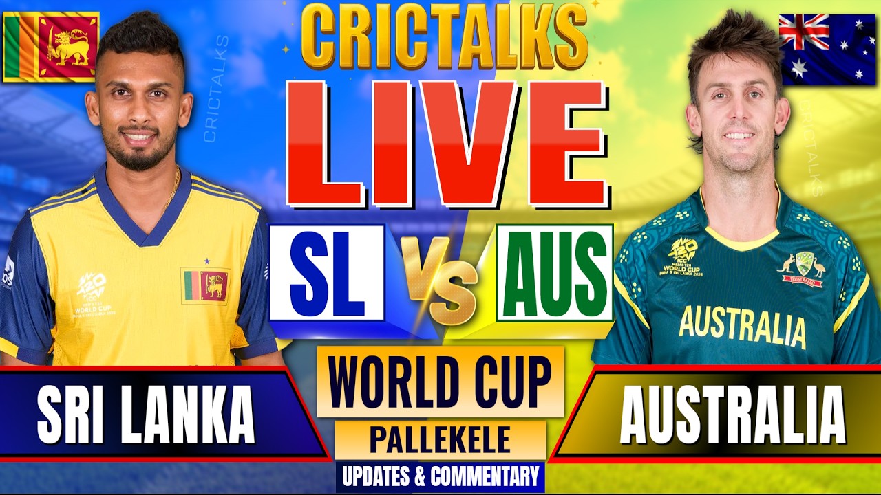 AUS vs SL Live Score: ICC Cricket World Cup Match Today Commentary & Highlights