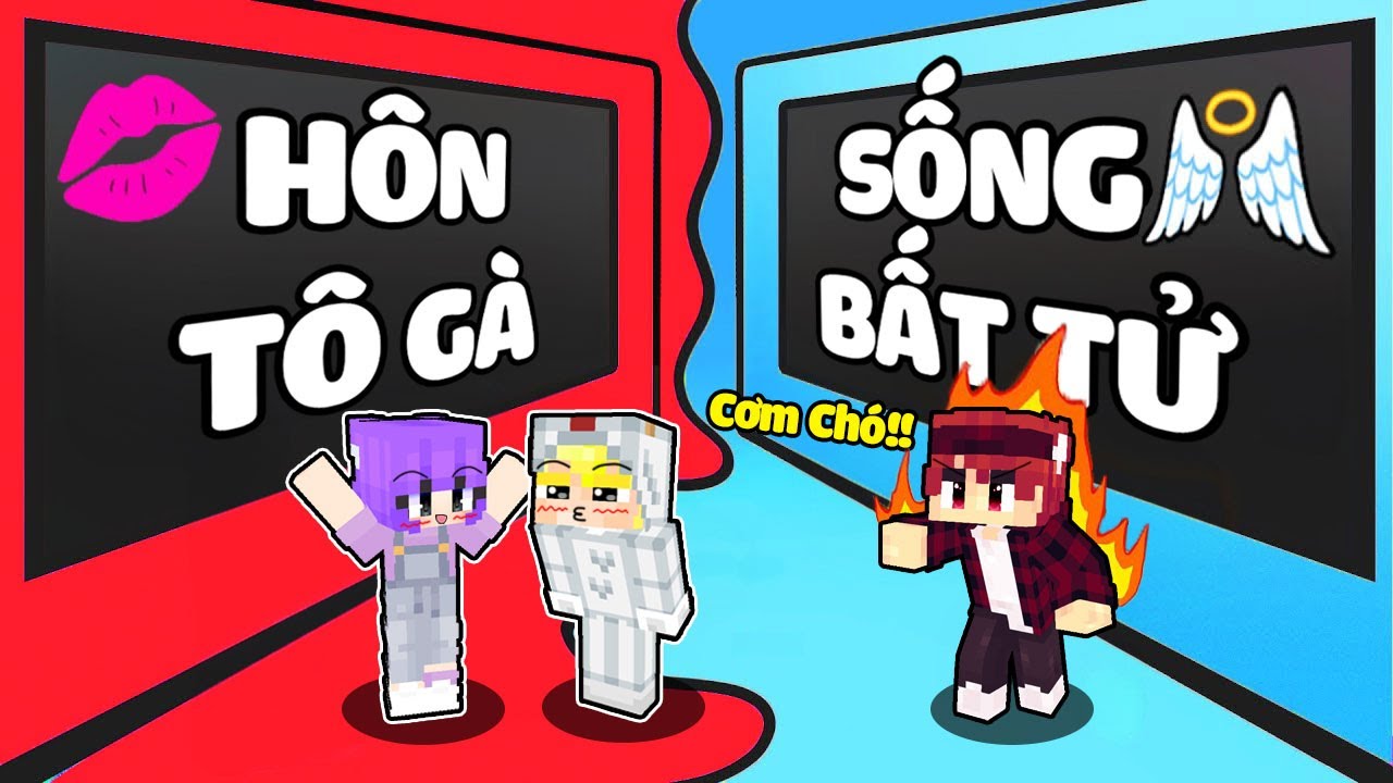 Bạn Sẽ Chọn Hôn Tô Gà Hay Sống Bất Tử Trong Minecraft? 👄☠-Hôn Tô Gà hay Sống Bất Tử trong Minecraft? Lựa chọn của bạn là gì?