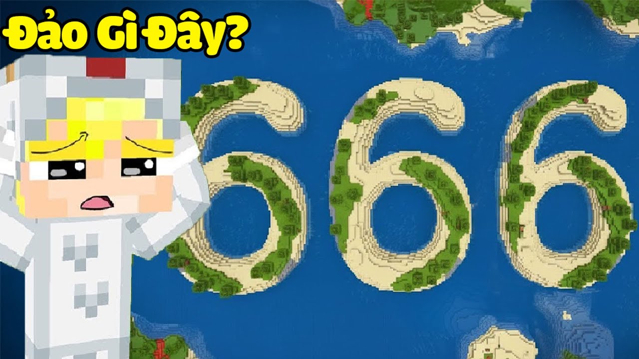 Tô Gà Phát Hiện Hòn Đảo 666 Trong Minecraft!-Tô Gà Tìm Thấy Đảo 666 Lời Nguyền Trong Minecraft!