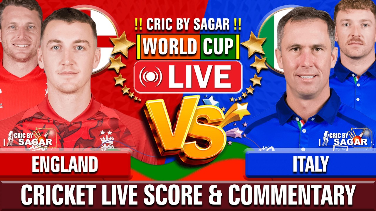 England vs Italy Live Score, Commentary & Match Updates | ENG vs ITA Live Cricket Score