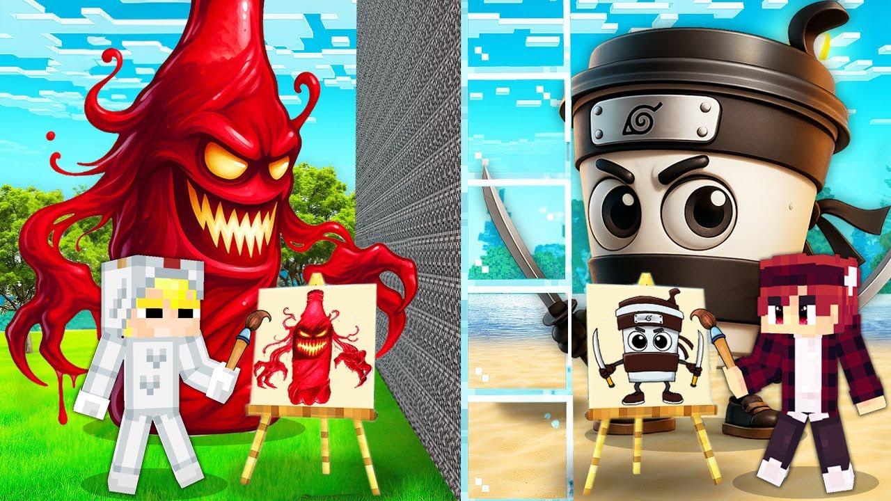 Tô Gà Thử Thách 24H Vẽ Quái Vật Brainrot Trong Minecraft!-Thử Thách 24H Vẽ Quái Vật Brainrot Trong Minecraft – Tô Gà