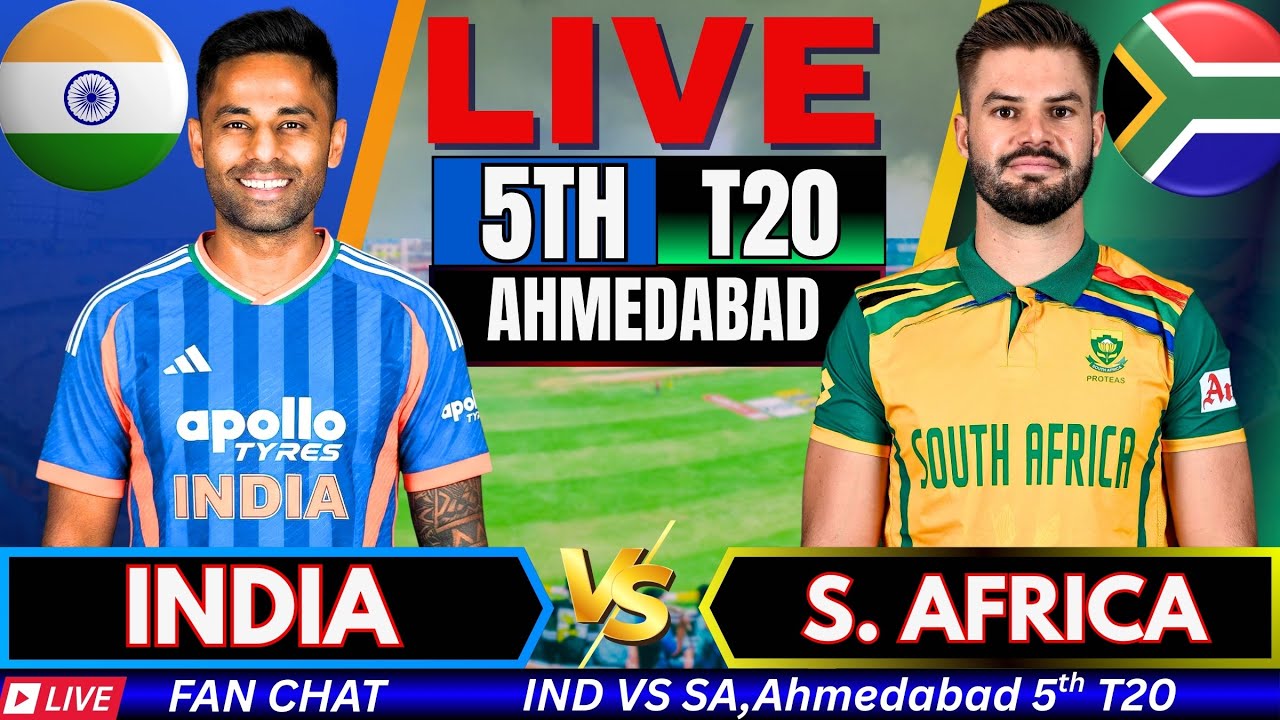 IND vs SA 5th T20I Live Streaming: India vs South Africa Live Score & Commentary Today