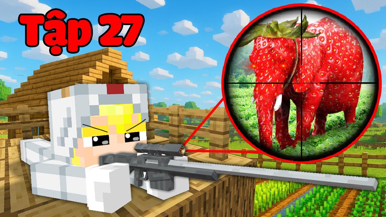 Tô Gà 24H Làm Thợ Săn Quái Vật (Tập 27): Strawberry Elephant 🍓-Tô Gà 24H Làm Thợ Săn Quái Vật Tập 27: Strawberry Elephant 🍓
