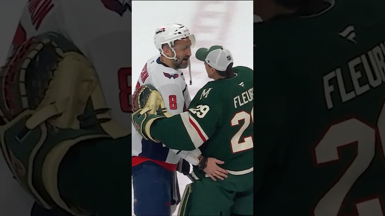 Ovechkin’s Heart-Winning Gesture for Marc-Andre Fleury: Sportsmanship at its Best! 🤝
