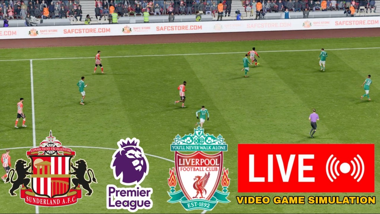 Sunderland vs Liverpool Live Score & Match Simulation: Premier League 2025/26 Updates