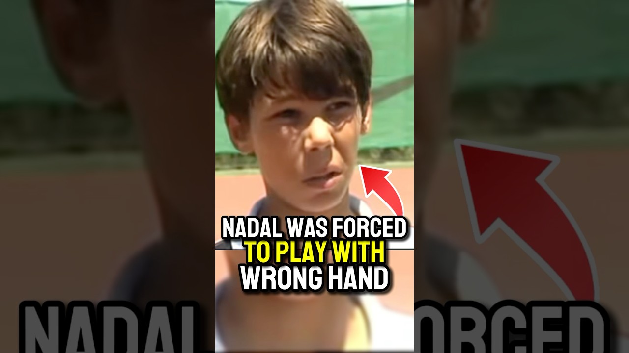 The Real Reason Why Rafael Nadal Plays With His “Wrong” Hand Explained #tennis