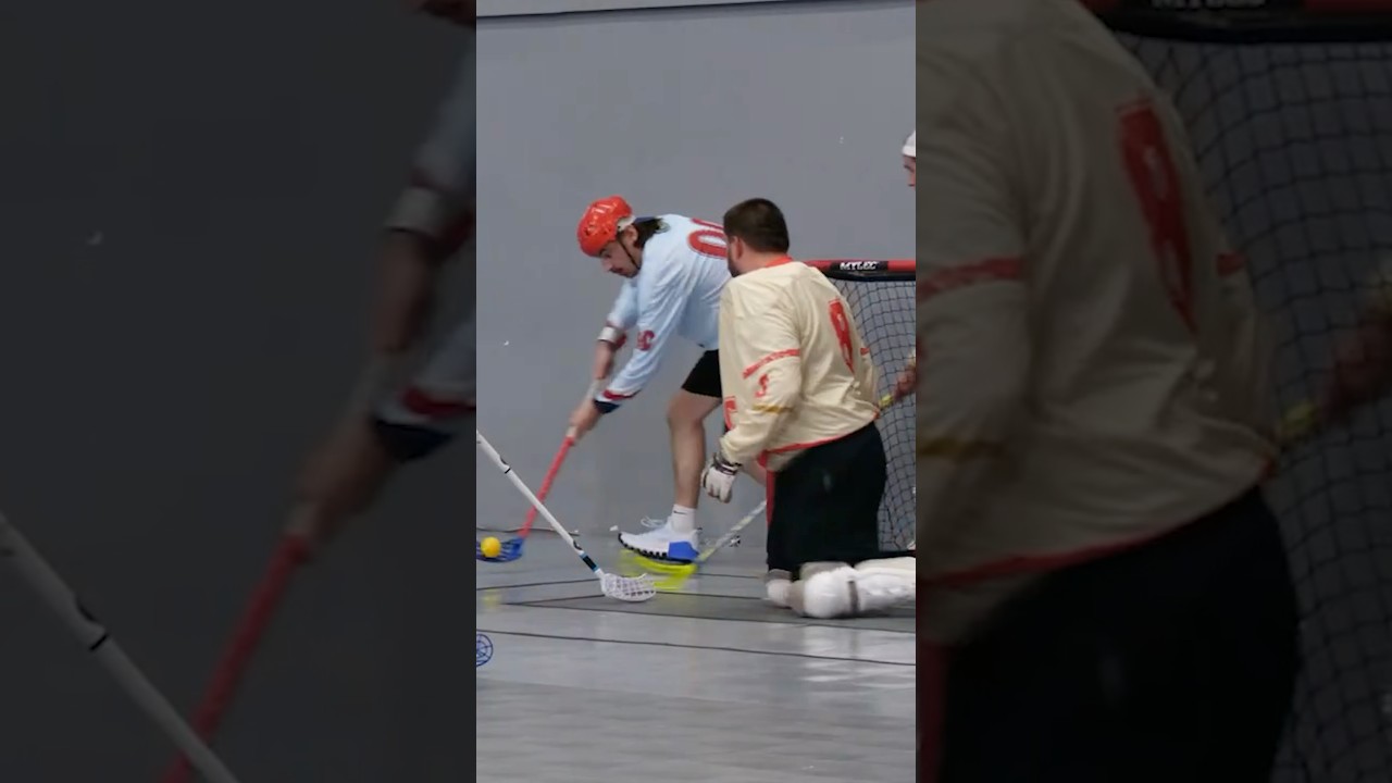 Zero Career Goals Player Attempts a Michigan Goal #floorball #hockey #nhl