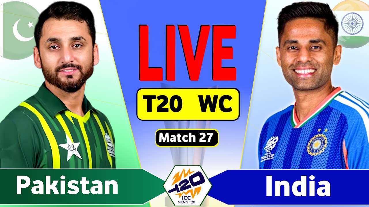 India vs Pakistan T20 Live Score: IND vs PAK Live Commentary & Updates