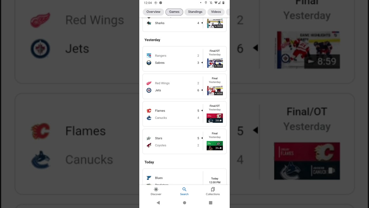 Latest NHL Hockey Scores, Results & Schedules for Indian Fans