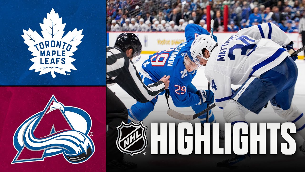 Maple Leafs vs Avalanche NHL Highlights: 12 Jan 2026 Full Match Recap & Goals