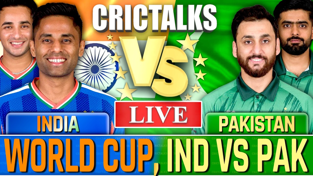 IND vs PAK Live Score: ICC World Cup 2023 Live Cricket Score, Commentary & Updates