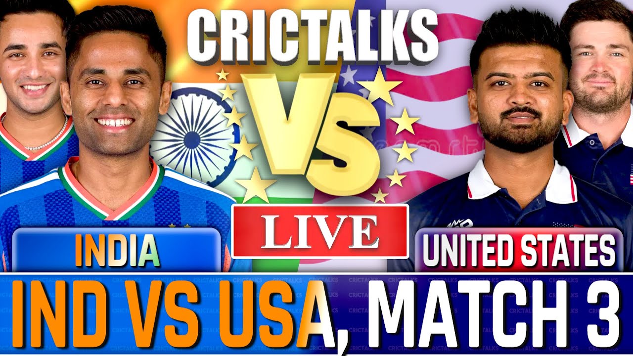 IND vs USA Live Score: T20 World Cup 2024, Match Today & Live Commentary