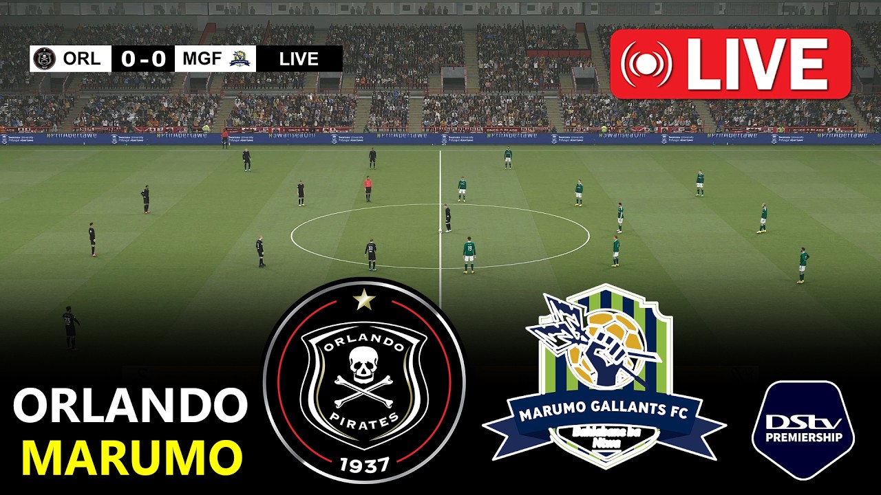 Orlando Pirates vs Marumo Gallants Live: Betway Premiership 2026 | PES 21 Gameplay & Prediction
