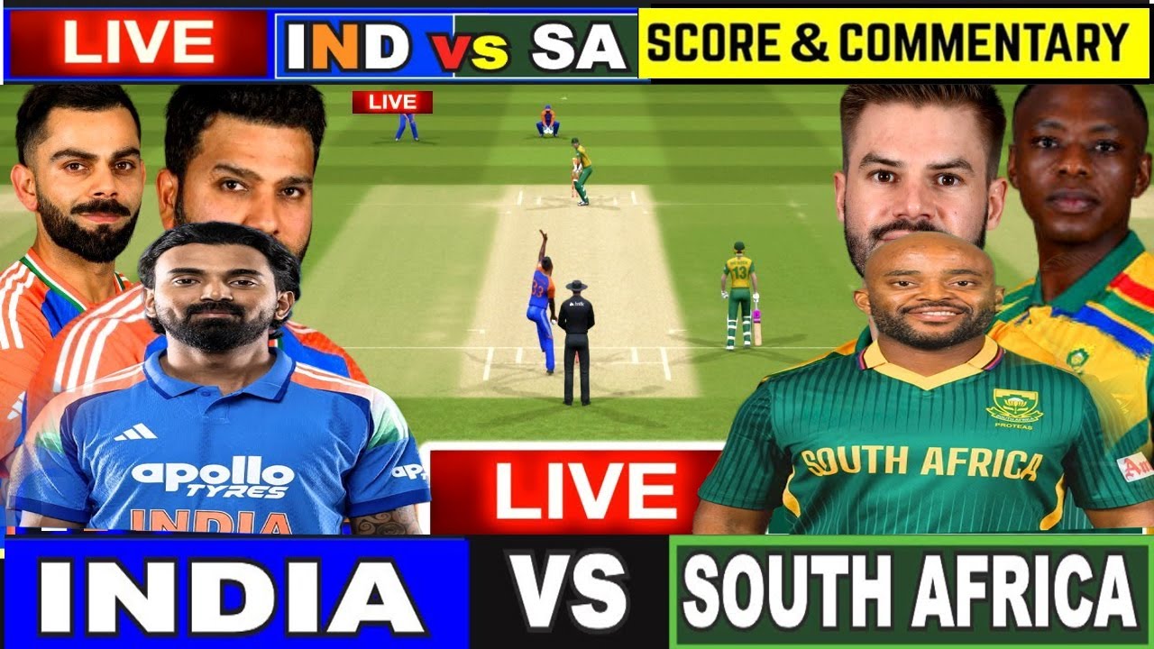 IND vs SA 1st ODI Live Score: India vs South Africa Live Cricket Score, Commentary & Updates Scorecard