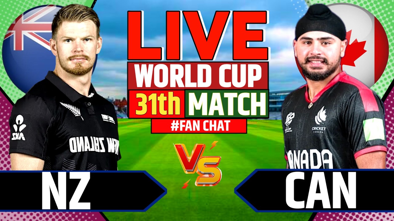NZ vs CAN Live Score, T20 World Cup 2026: New Zealand vs Canada Today’s Match Live Updates